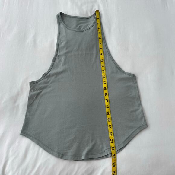 Lululemon Sweat Date Singlet Tank Top in Misty Moss Green Blue, Size 4 - Picture 8 of 9